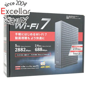 yۏؑΉ!!zGR Wi-Fi 7 2882+688Mbps Wi-Fi 2.5G[^[ WRC-BE36QS-B ubN