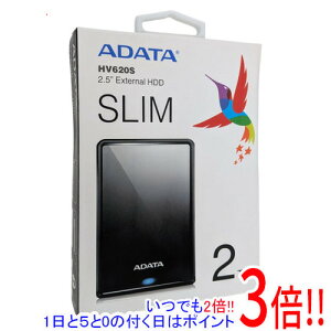 �y�V�i�󂠂�(�������E��Ԃ�)�z ADATA �O�t���n�[�h�h���C�u AHV620S-2TU31-CBK 2TB