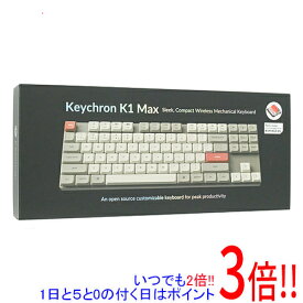 【1日と5.0のつく日、18日はポイント3倍！】【中古】Keychron キーボード K1 Max K1M-K1Z-JIS 元箱あり