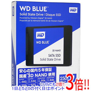 Western Digital�� ����SSD 250GB WD Blue 3D NAND SATA WDS250G2B0A