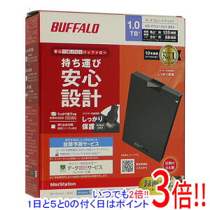 �y�����ۏؑΉ�!!�z�y�V�i�󂠂�(�������E��Ԃ�)�z BUFFALO��PortableHD HD-PCG1.0U3-BBA 1.0TB