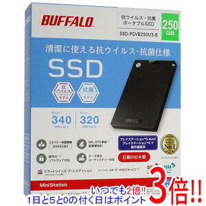 �y�����ۏؑΉ�!!�zBUFFALO �O�t��SSD SSD-PGVB250U3-B 250GB �u���b�N