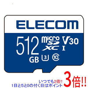 y15.0̂A18̓|Cg3{IzELECOM microSDXC[J[h MF-MS512GU13V3R 512GB