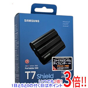 �y�����ۏؑΉ�!!�zSAMSUNG �|�[�^�u��SSD T7 Shield MU-PE2T0S-IT/EC �u���b�N 2TB