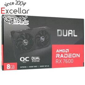 【いつでも2倍！5.0のつく日、18日は3倍！】【中古】ASUSグラボ DUAL-RX7600-O8G-V2 PCIExp 8GB 元箱あり