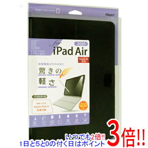 y15.0̂A18̓|Cg3{IziJoV iPad Air 2020pGA[Jo[ Digio2 TBC-IPA2006BK ubN