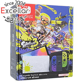 【いつでも2倍！5．0のつく日は3倍！1日も18日も3倍！】【中古】任天堂 Nintendo Switch 有機ELモデル スプラトゥーン3エディション HEG-S-KCAAA 液晶画面いたみ 元箱あり