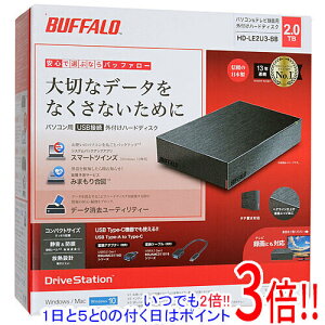 �y�����ۏؑΉ�!!�zBUFFALO �O�tHDD HD-LE2U3-BB 2TB �u���b�N