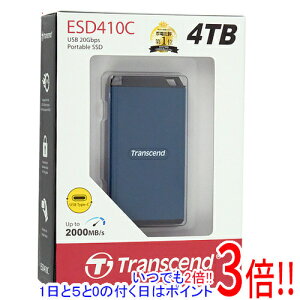 �y1����5.0�̂����A18���̓|�C���g3�{�I�zTranscend�� �|�[�^�u��SSD TS4TESD410C 4TB �_�[�N�u���[