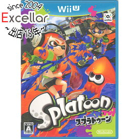 【いつでも2倍！5．0のつく日は3倍！1日も18日も3倍！】【中古】Splatoon(スプラトゥーン) Wii U ディスク傷・カバーいたみ