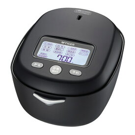 Tiger | タイガー 土鍋圧力IHジャー炊飯器〈炊きたて〉土鍋ご泡火炊き JRX-G060KG エボニーブラック 3.5合