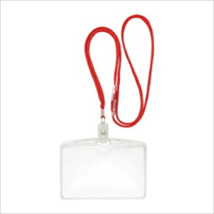 クラウン【AC】吊下げ名札エコノミータイプ赤(10枚) A-4953349081604★【CR-NF62-R】