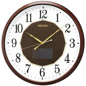 セイコー【SEIKO】ハイブリッドソーラー掛時計★壁掛け時計【SF241B】