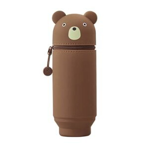 リヒトラブ【LIHIT LAB.】SMART FIT PuniLabo スタンドペンケース 1クマ A7714-1★【BIGサイズ】under2000