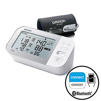 オムロン上腕式血圧計　Bluetooth・スマートフォンアプリ対応　HCR-7502T★