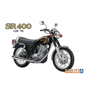 アオシマ【ホビー】1/12 ザ・バイクシリーズ No14 ヤマハ1JR SR400 1998 プラモデル H-4905083064986