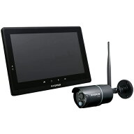 マスプロ電工【MASPRO】防犯カメラ　10.1インチモニター＆ワイヤレス HDカメラセット フルハイビジョン E…