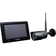 マスプロ電工【MASPRO】防犯カメラ　7インチモニター＆ワイヤレス HDカメラセット フルハイビジョン EP2W…