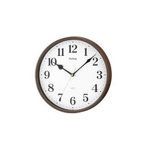 ノア精密【単三乾電池1本使用(別売)】MAG掛時計 サントル W-789BR-Z【連続秒針】