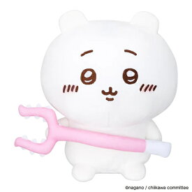 バンダイ【ぬいぐるみ】ちいかわ ずっといっしょ おうえんしてね おしゃべりちいかわ H-4549660982357【単四電池3本（別売）】