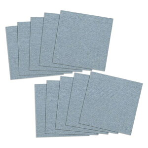 SANKO【ペット用品】おくだけ吸着 撥水タイルマット45×45cm 10枚入 メランジブルー 絨毯タイプ(表面:ループ状) KX-66-MBL【厚み4mm 床暖房対応】