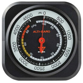 エンペックス気象計【EMPEX】アナログ高度・気圧計 アルティ・マックス4500 ブラック FG-5102【車載取付ホルダ付き】