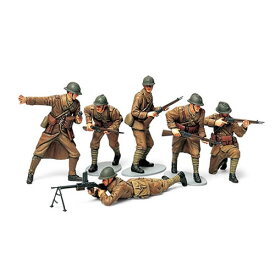 タミヤ【プラモデル】1／35 ミリタリーミニチュアシリーズ No.288 フランス歩兵セット H-4950344352883【35288】