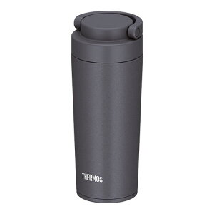 サーモス【食洗機OK】真空断熱ケータイタンブラー メタリックグレー 0.42L 口径5.5cm JOV-420-MGY【保温保冷】