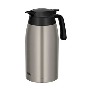 サーモス【ワンタッチレバー】ステンレスポット ステンレスマット 2.0L 口径7cm 0.7kg TTB-2001-SMT【保温保冷】