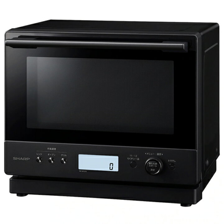 楽天市場】シャープ【SHARP】簡易スチームオーブンレンジ 27L ブラック 