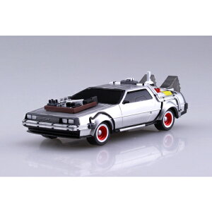アオシマ【プラモデル】1/43 プルバック バック・トゥ・ザ・フューチャー PartIII タイムマシン ムービーメカ No.13 BTTF デロリアン H-4905083054772