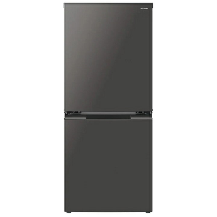 楽天市場】シャープ【SHARP】152L 2ドア冷蔵庫 マットダークグレー 