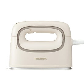 東芝【TOSHIBA】コード付き衣類スチーマー ベージュ La・Coo-S（ラク—エス） パワフル連続スチーム TAS-V70-N【すばやい立ち上がり】