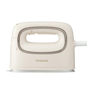 【10/25限定★抽選で2人に1人最大100%ポイントバック!要エントリー】東芝【TOSHIBA】コード付き衣類スチーマー ベージュ La・Coo-S(ラク?エス) パワフル連続スチーム TAS-V70-N【すばやい立ち上
