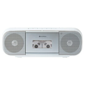東芝【TOSHIBA】AUREX CDラジオカセットレコーダー シルバー イントロ選曲搭載 リモコン付き TY-CDH9-S【高出力スピーカー搭載】