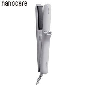 パナソニック【Panasonic】ストレートアイロン ナノケア ミストグレー nanocare ヘアアイロン EH-HN50-H【高浸透ナノイー&ミネラルマイナスイオン】キューティクル補修・保護