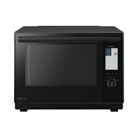 【今なら5年延長保証加入が無料】パナソニック【Panasonic】30L スチームオーブンレンジ Bistro ブラック ビストロ おまかせ熱風フライ NE-BS9D-K【2段コンベクションオーブン】