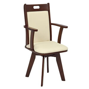 萩原【HAGIHARA】回転ダイニングチェア メーカー直送・代引不可 VC-7594BE【インテリア家具】