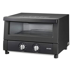 �^�C�K�[�yTIGER�z�I�[�u���g�[�X�^�[ �₫���� �}�b�g�u���b�N 1300W �g�[�X�g3������OK KAV-B130-KM�y���x�����F��80�x�`250�x�z