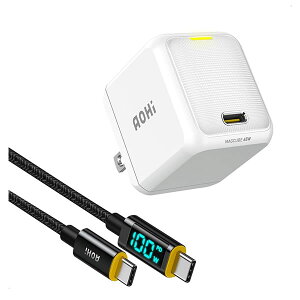 AOHIyX}[gtHE^ubgzAInC MAGCUBE 65W Type-C 1|[g}[d zCg LEDfBXvCP[ut EN-MC65WH2
