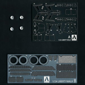 アオシマ【プラモデルパーツ】1/24 ディテールアップパーツ LBワークス R35 GT-R 共通ディテールアップパーツ H-4905083202746