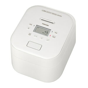 【10/25限定★抽選で2人に1人最大100%ポイントバック!要エントリー】東芝【TOSHIBA】5.5合炊き 圧力IHジャー炊飯器 ミルキーホワイト RC-10FPX-W【備長炭ダイヤモンド釜】