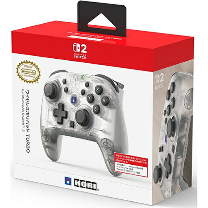 楽天市場】HORI【ゲーム周辺機器】Switch2対応 ワイヤレスホリパッド 