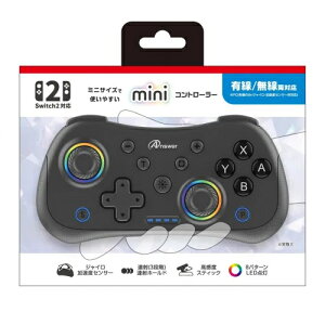 �A���T�[�y�Q�[�����Ӌ@��zSwitch2/PC�p mini�R���g���[���[ �i�u���b�N�j ANS-SW200BK GA4573201423283�yNintendo Switch�Ή� �L���E�����Ή��z