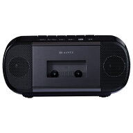 東芝【TOSHIBA】CDラジオカセットレコーダー AUREX ブラック Bluetooth搭載 ワイドFM CDラジカセ 高音質 …