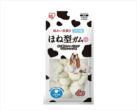 アイリスオーヤマ【ペット用品】 骨型ガムミルク味　ミニ　4本 I-4967576555449