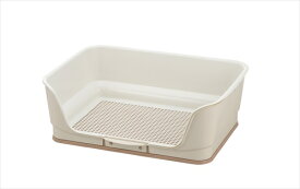 リッチェル【ペット用品】 お掃除簡単ステップ壁付トイレレギュラーアイボリー P-4945680560023