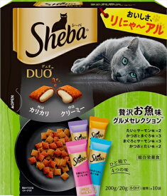 マースジャパンリミテッド【ペット用品】シーバ デュオ 贅沢お魚味グルメセレクション 200g P-4902397864141【SD24】