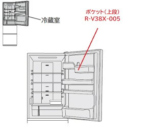y񂹕izHITACHI/ ①Ƀ|PbgiEGjR-V38X-005