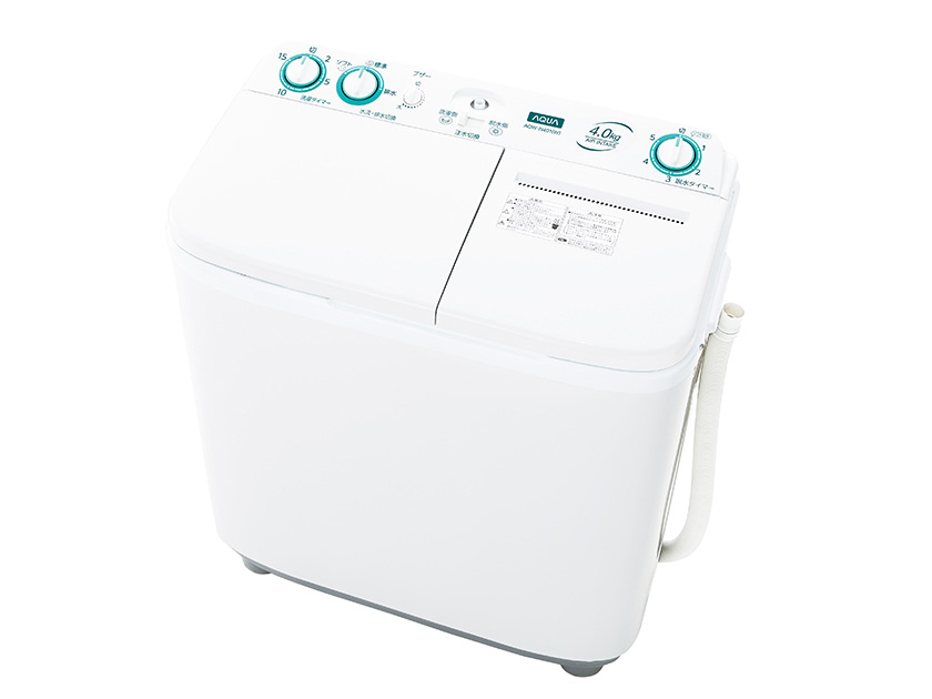 AQUA/アクア 二槽式洗濯機 AQW-N401（W） （ホワイト） 洗濯機本体 ※商品代引き不可 ※時間指定不可 ※標準配送設置無料 0